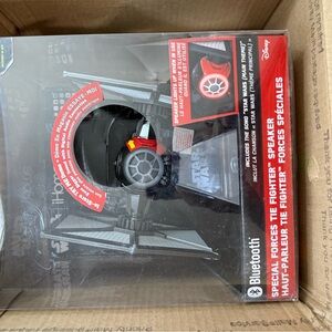 Disney Star Wars TIE Fighter iHome Speaker with Black and White Design NIB
